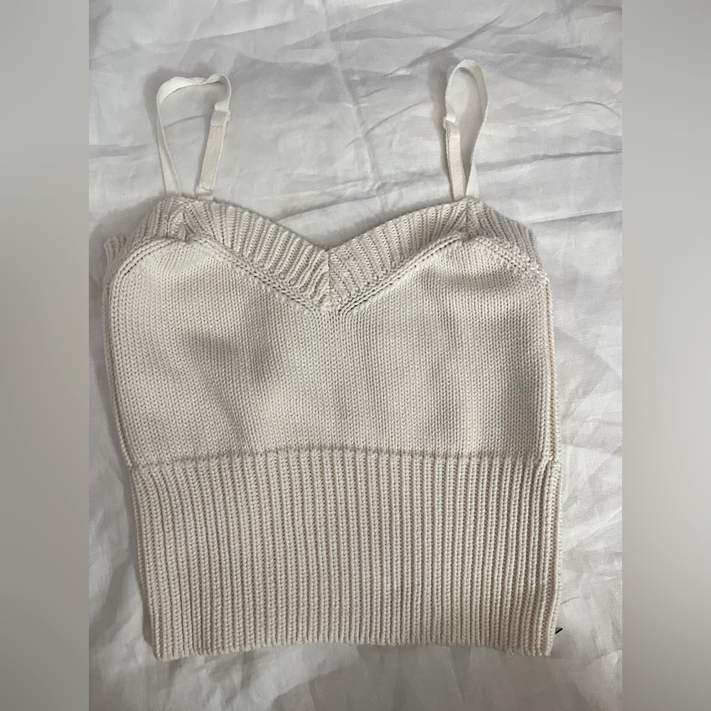 Knit Tank Crop Top